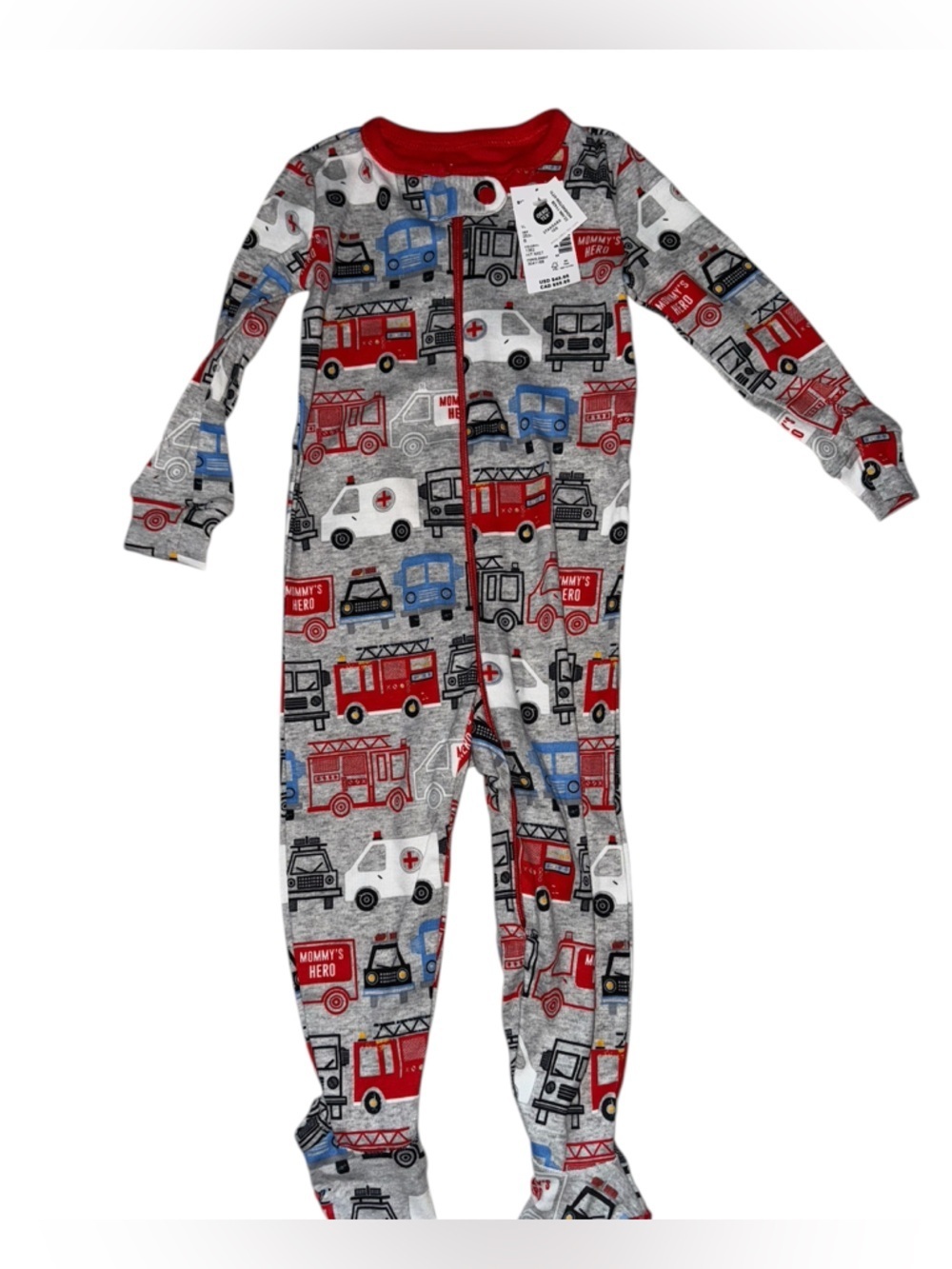 PJ Masks Baby Sleeper – 6-9 Months, NWT Rescue Vehicle Footed Pajamas